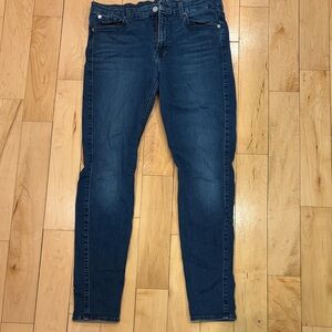 7 For All Mankind Dark Blue Denim Jeans